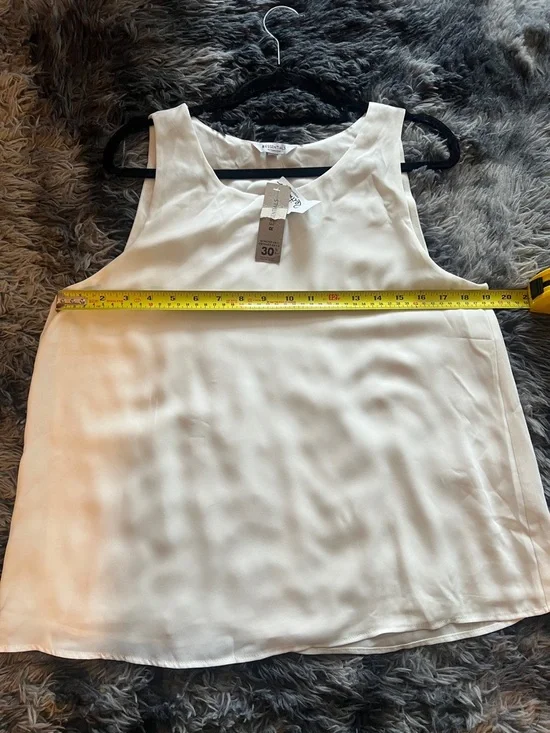 Reitmans R Essentials White Sleeveless Tank - Picture 8 of 12